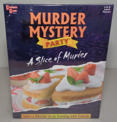 MURDER MYSTERY PARTY A Slice Of Murder New Role Playing Game