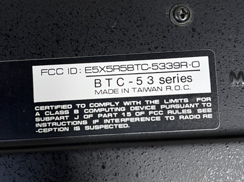 BTC Mechanical Keyboard Mainframe Collection AT/XT BTC-53 Metal Backplate - Picture 7 of 7