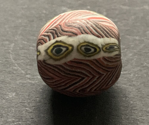 Alte Glasperle, ,Old Glass Bead Indonesien Java China Tibet Nepal Buddha (D310) - Picture 1 of 7