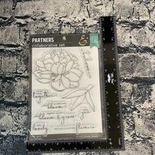Hero Arts BLOOM GROW PR105 Set 6 x 8 Clear Stamp Set