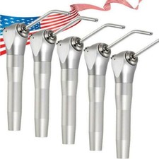5 X Dental Air Water Spray Triple 3 Way Syringe Handpiece  10 Nozzles Tips Tube