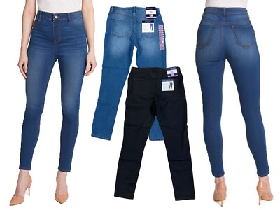 Isaac Mizrahi Women's Jeans High Rise 