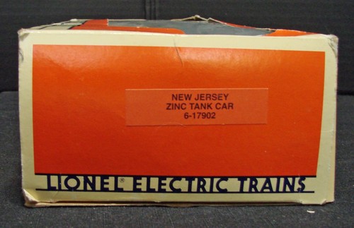 Lionel New Jersey Zinc Std O Tanker (6-17902) from 1991 - Picture 2 of 7