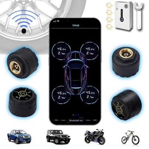 TPMS Tire Pressure Monitor System Wireless Tire Pressure Sensor Real-time Tire P