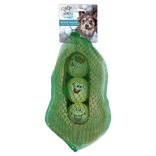 Afp Hundespielzeug Meta Ball Set - 3 Quietscher BäLle FüR Hunde, 25X11Cm-image