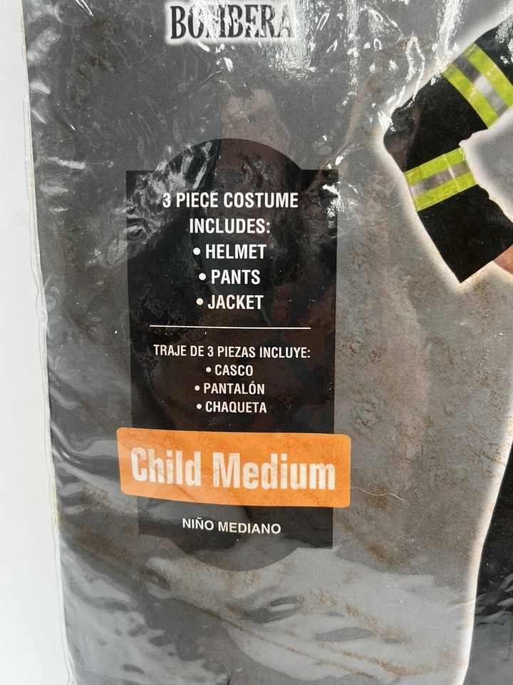 Disfraz de Bombero Halloween NIÑO Niño/Niña Talla Mediana 8-10 **SIN CASCO** Foto 2 de 4