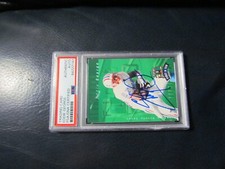 1997 Players Eddie George signed Football card  PSA Encapsulated