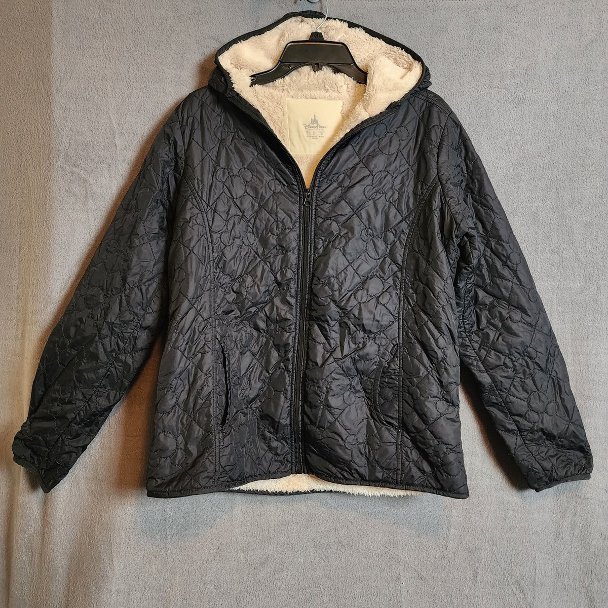 Disney Parks Quilted Mickey Print Puffer Jacket Women's Disney Parks Quilted Mickey Print Puffer Jacket Women's