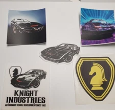 PONTIAC FIRE 🔥 BIRD KITT K.I.T.T. KNIGHT RIDER STICKERS VARIETY PACK (5) 