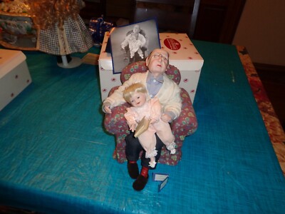 Ashton Drake Collector Doll I'll Finish the Story Grandpa by Yolanda Bello 1996