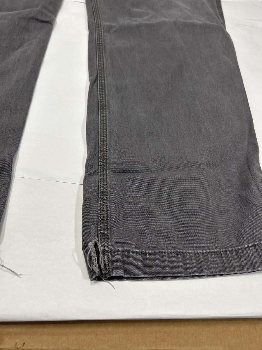 Carhartt Relaxed Fit Work Pants Gray 102291-039 Cell Phone Pocket