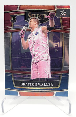 2022 #78 Grayson Waller Panini Select WWE NXT 2.0 Concourse Level Red & Blue RC