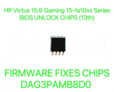 HP Victus 15.6   Gaming 15-fa1093dx, 15-fa10 Series, NO PW DAG3PAMB8D0 BIOS CHIP
