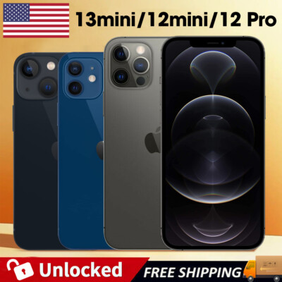 New Apple iPhone 12 Mini/12 Pro/13 Mini Factory Unlocked All Carriers & Colors