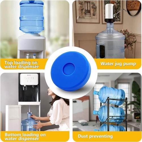 3 Pcs Reusable 5 Gallon Water Jug Caps Leak Proof Bottle Lids (55mm) Bottles New - Picture 6 of 7