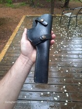Vintage brauer bros h-32-r-6 leather revolver holster