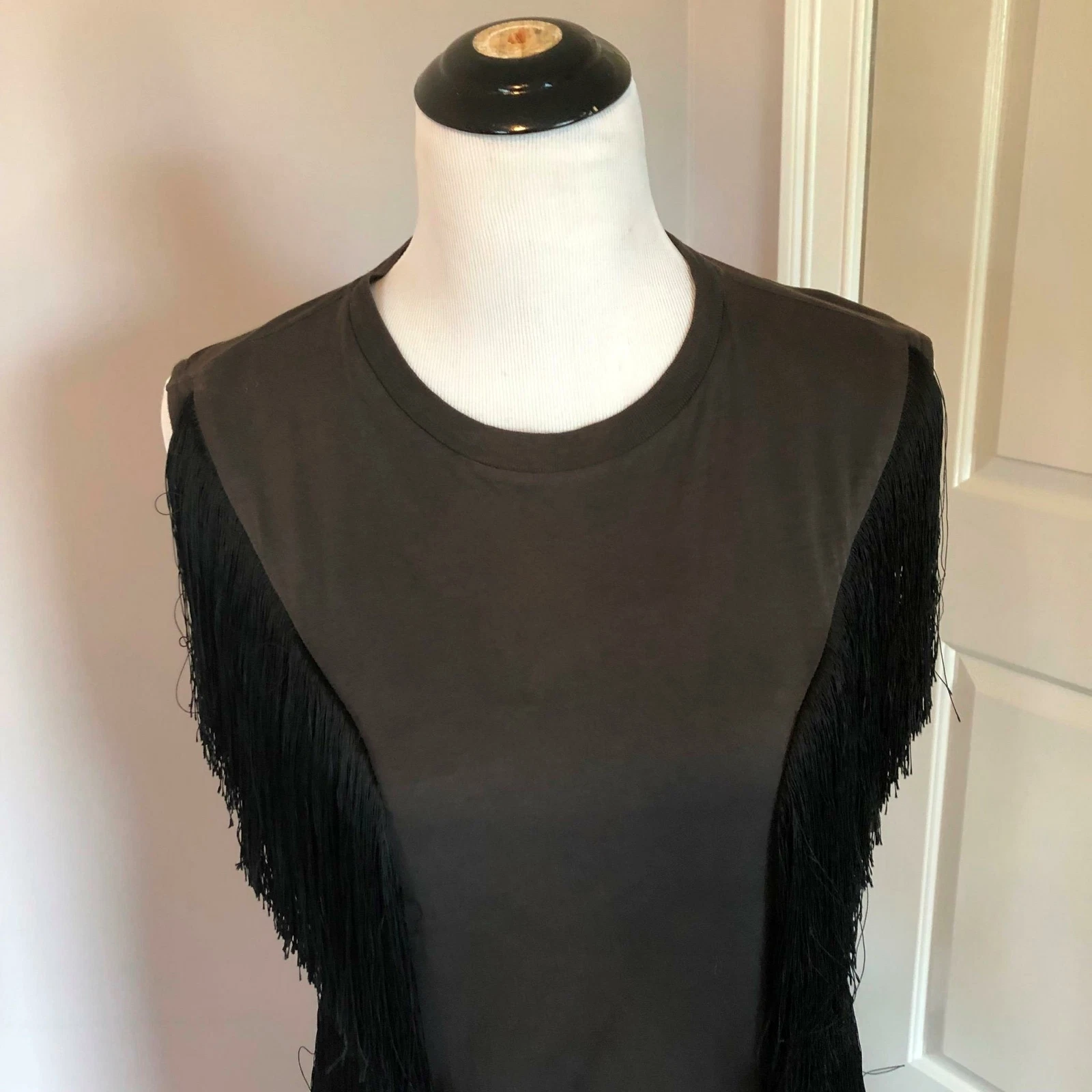 ACNE STUDIOS Abito a tubino usat ACNEios STUD nerone cotone jersey fran ne TG