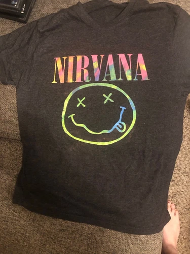 T-Shirt- Nirvana- Small-shipping discount! additional ship for only 1.00!! - product listing photo