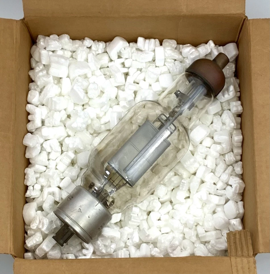 AT&T Vintage Bulb in Original Box AT&T Western Electric Radiotron UV Transmitter - Image 2 of 4