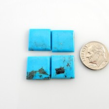 14x14mm Sleeping Beauty Blue Stabilized Turquoise square cabs cabochons sb035