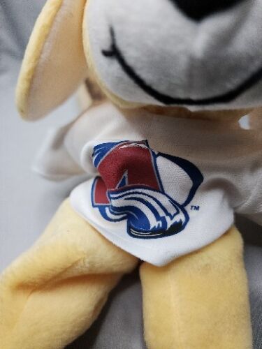 Beanie Baby Etiquetas Oficiales de la NHL Cool Beans Colorado Avalancha Perro Shazam 2000 - Imagen 2 de 13