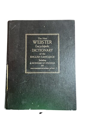 The New Webster Encyclopedic Dictionary of the English Language 1980 synonyms
