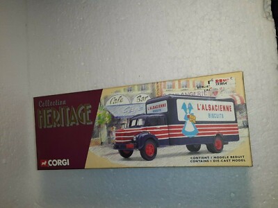 1997 Corgi Classics Heritage Berliet GLR8 Fourgon L'Alsacienne 1:50 73001 MIB