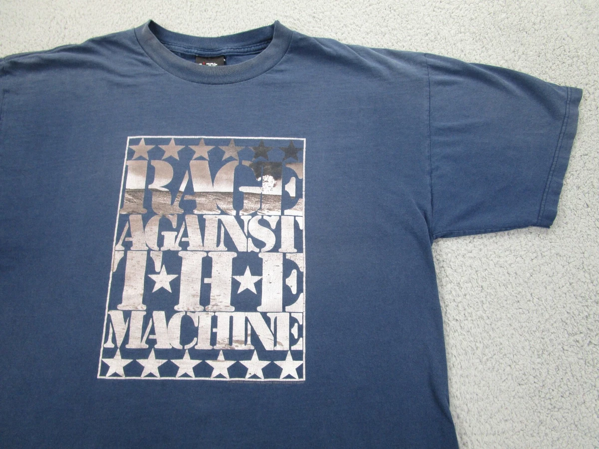 VTG Rage Against the Machine Shirt Mens XL Short Sleeve Crewneck y2k 2000  Giant