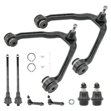 8x Front Suspension Control Arms Tie Rod Ends For 2000-2005 06 GMC Yukon XL 1500