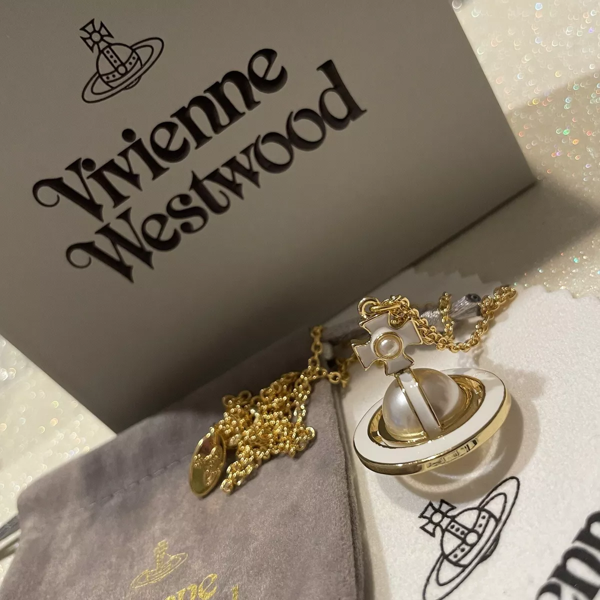 VIVIENNE WESTWOOD Heart Orbit Earrings