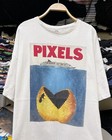 Pixels 90s Vintage Gaming Movie Cover Tee Unisex Short Sleeve Shirt S-5XL