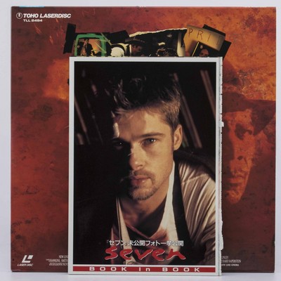 04741 EX Laserdisc / SEVEN / TLL 2494 w/OBI BRAD PITT CLIPPINGS
