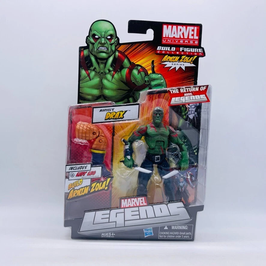 Drax The Destroyer Marvel Legends Arnim Zola BAF Wave 6" Guardians Galaxy GOTG Foto 2 de 4