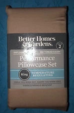 Better Homes & Gardens 100%Hygrocotton Performance Pillowcase Set Temp control