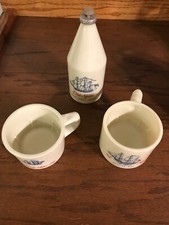 Vintage Old Spice,1 Ship Grand Turk mug,1 Shaving Mug,1After Shave Lotion Bottle