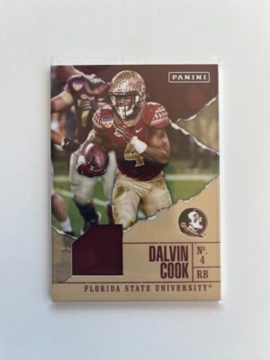 2017 DALVIN COOK FATHER'S DAY Collegiate Rookie RC Relic #C3