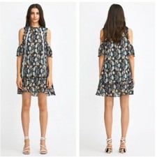 NWT Anthro Foxiedox Adora Dress Cold Shoulder S NWT