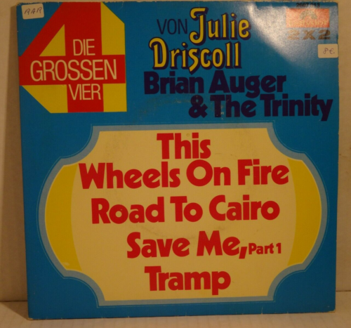 JULIE DRISCOLL Brian Auger & Trinity - Die Grossen vier💡2x2 7" Single Polydor - Foto 1 di 7