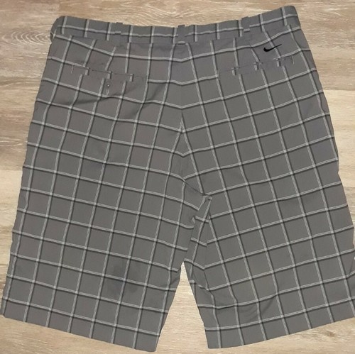 NIKE GOLF PLAID SHORTS Men 36 12 Flat 