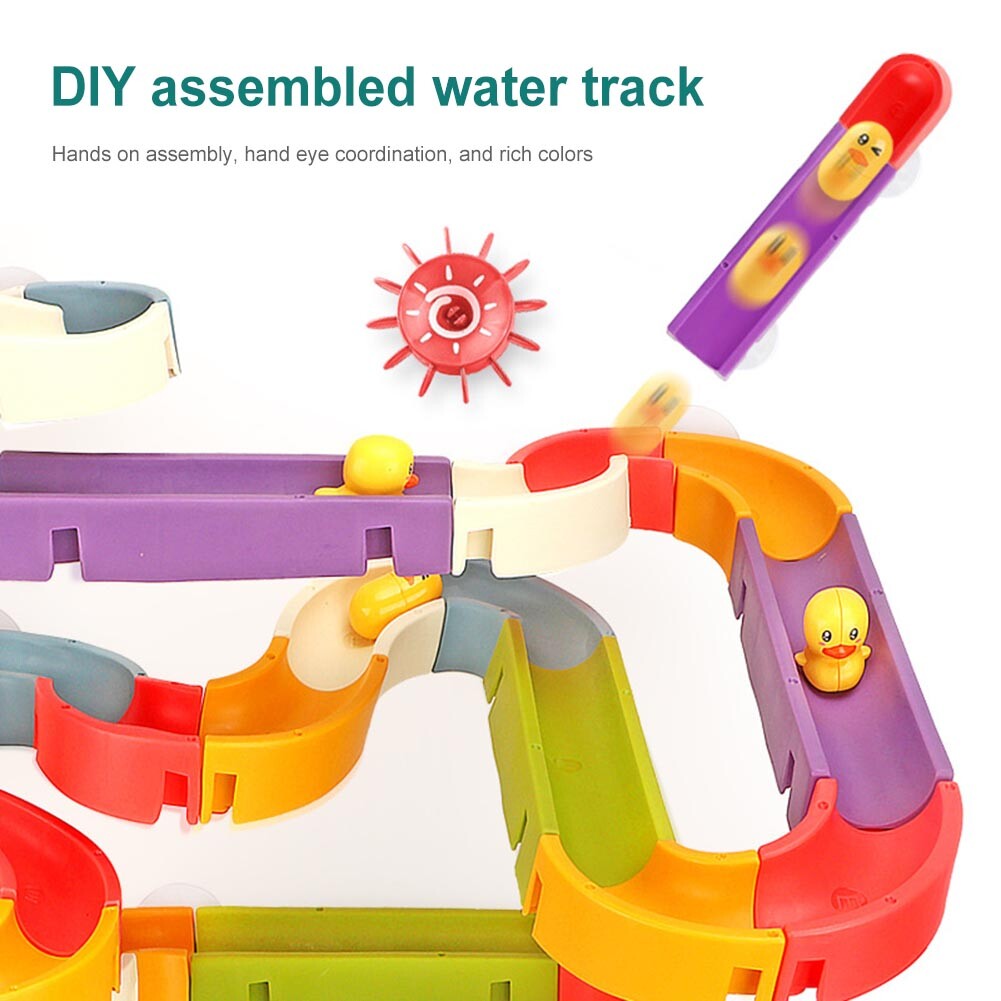 Baby Bath Toys Shower Tracks Toys for 3 Years Old and Up Toddlers