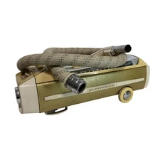 Vintage ELECTROLUX Super J Vacuum Gold Model 1401 w Hose Attachment