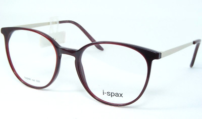 i-spax TASHA 333 RED MARBLE /LIGHT GOLD EYEGLASSES GLASSES FRAME 52-18-142mm