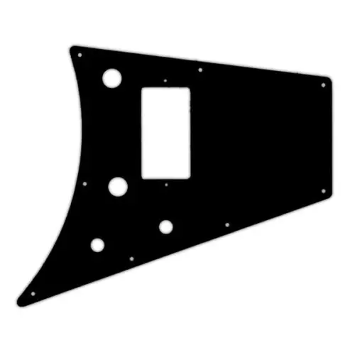USA CUSTOM PICKGUARD for GIBSON® 2011 FLYING V MELODY MAKER® - 3Ply PG BLACK BWB