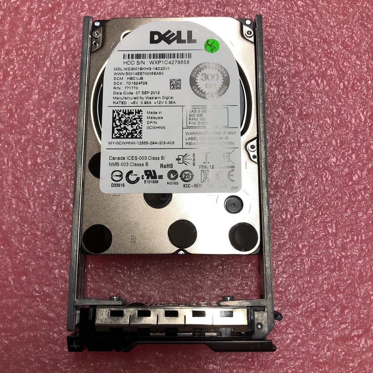 DELL 300GB 10K RPM SAS HDD 2.5インチ Amazon.com: DELL 300GB 10K 6GBPS 2.5INCH SAS HDD PGHJG (Renewed