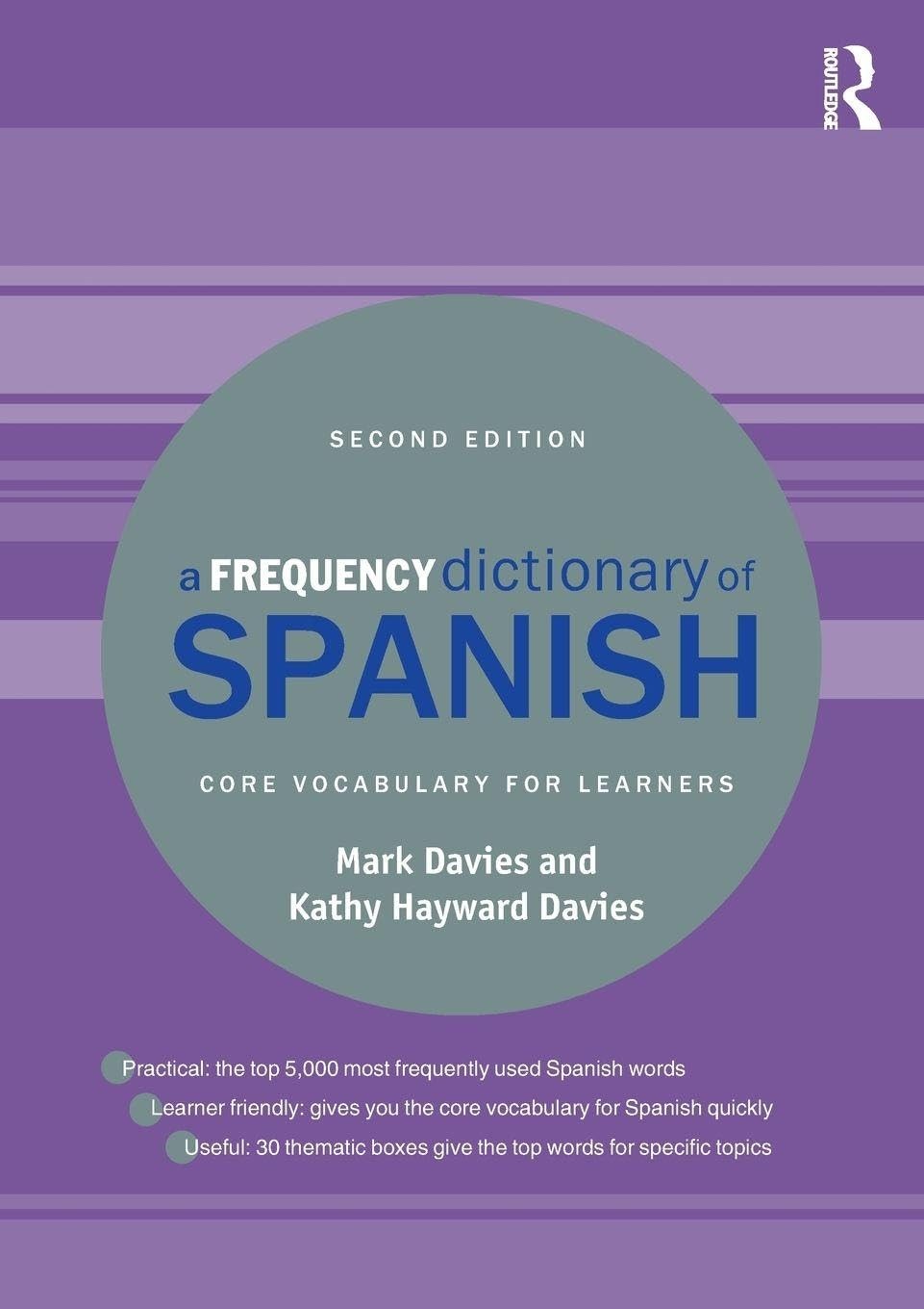 A Frequency Dictionary of Spanish by Kathy Hayward Davies PAPERBACK - Image 3