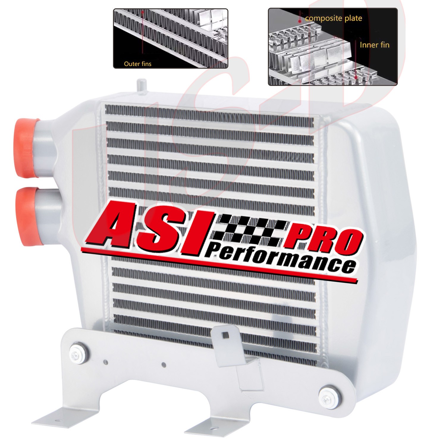 Aluminum Intercooler Left Side For 2014-20 Maserati Ghibli Quattroporte Levante