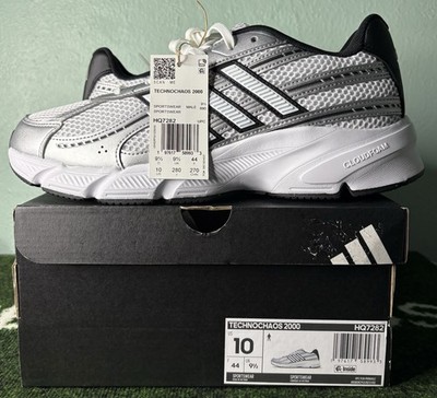 US Men s 10 - Adidas Technochaos 2000  Cloud White Core Black  HQ7282
