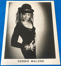 Debbie Malone - Circa 1989 UK Promo Press Black & White Real Photograph 10" x 8"