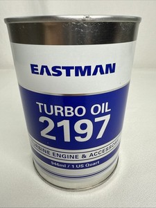 Eastman Turbo Oil 2197 Metal Empty Can