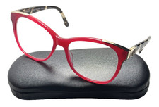 JUICY COUTURE JU593 S SAM Coral Red Tortoise Cat Eye Women's Eyeglasses Frames